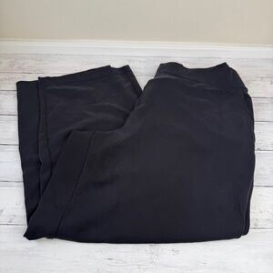 Athleta soft black wide leg pants with pockets